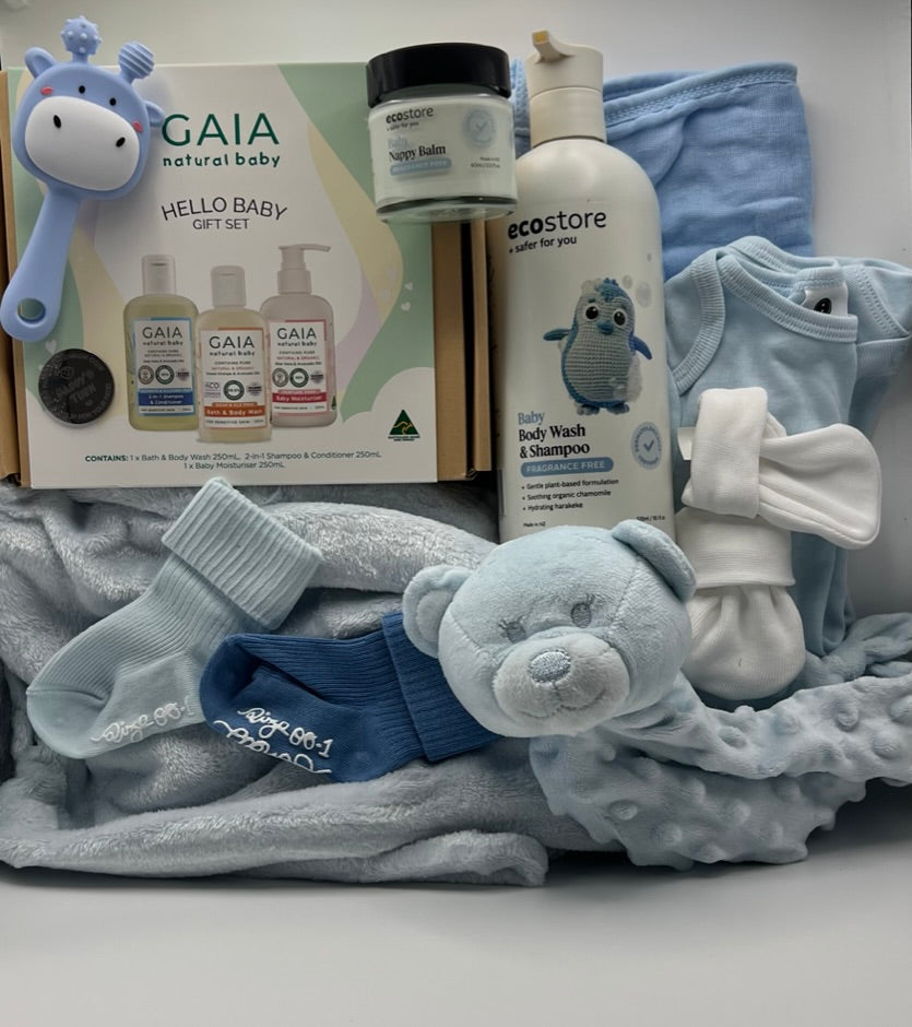 New Baby & Mum - Blue