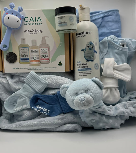 New Baby & Mum - Blue