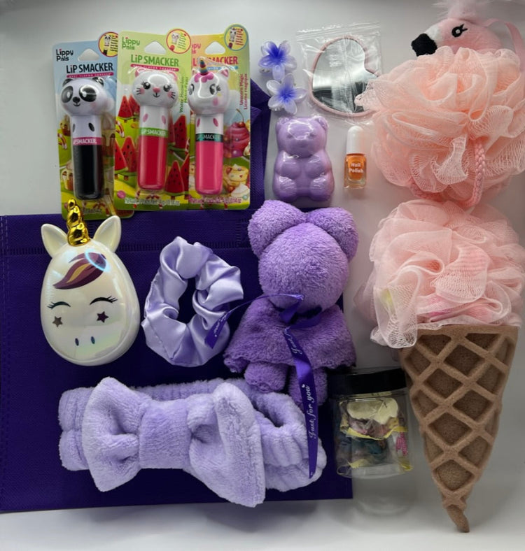 Mini Pamper Pack Purple - 5yrs+ Age